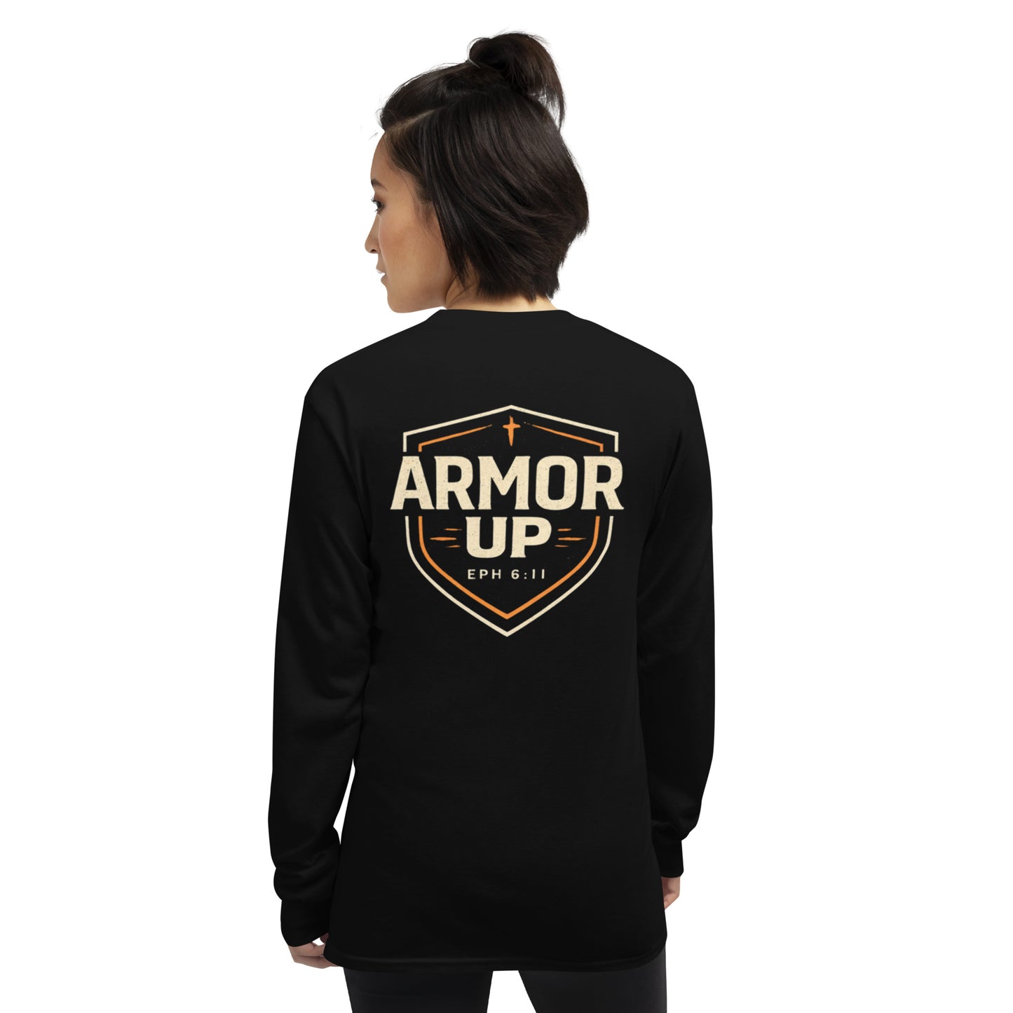 Armor Up Long Sleeve Tee - Ephesians 6:11"