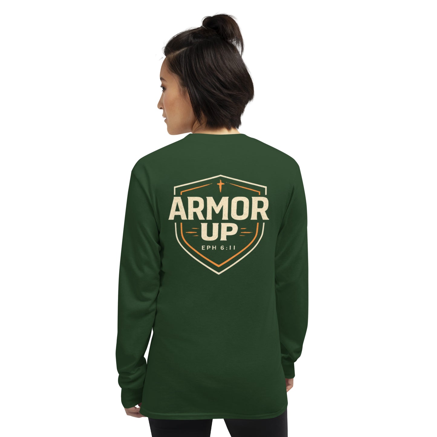 Armor Up Long Sleeve Tee - Ephesians 6:11"