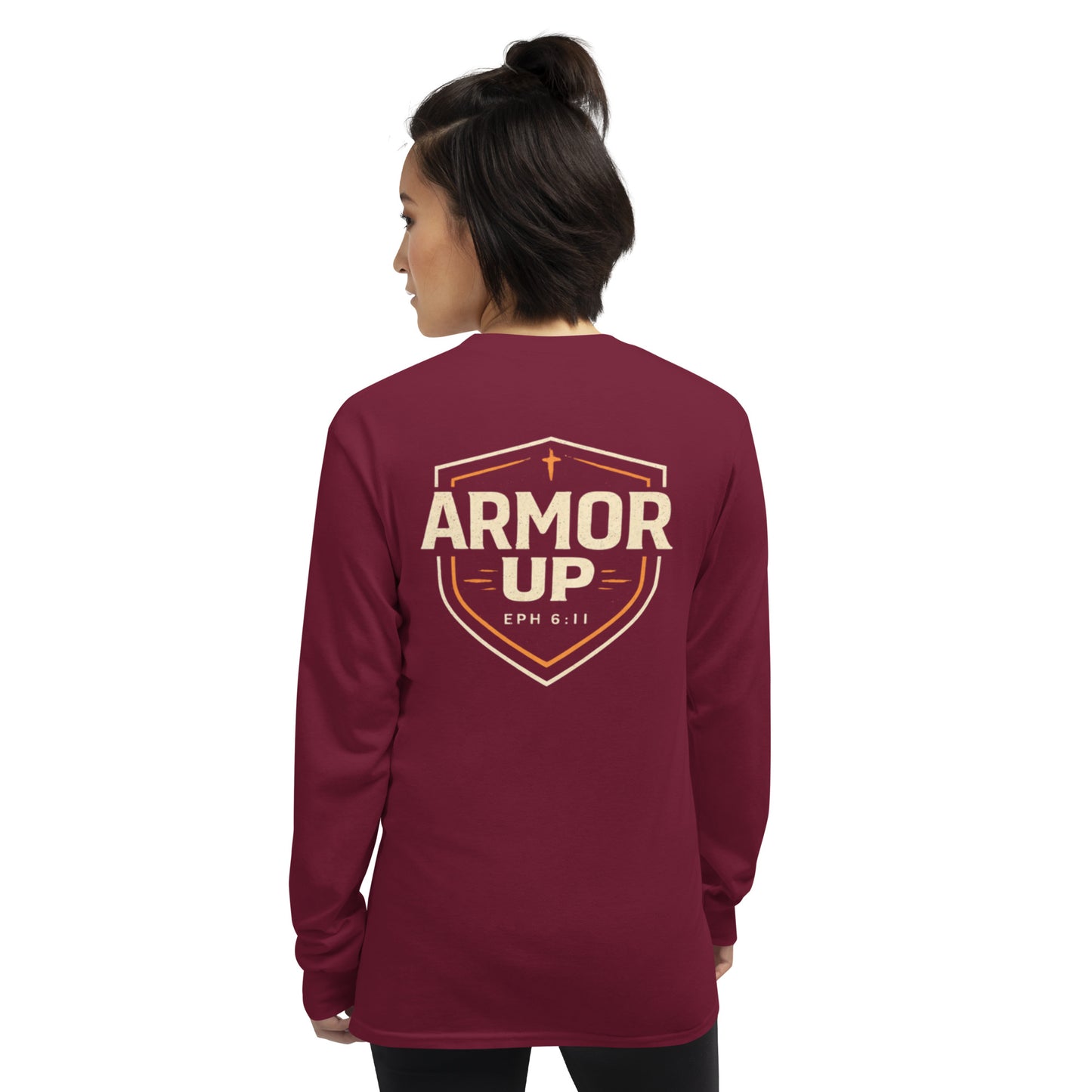 Armor Up Long Sleeve Tee - Ephesians 6:11"