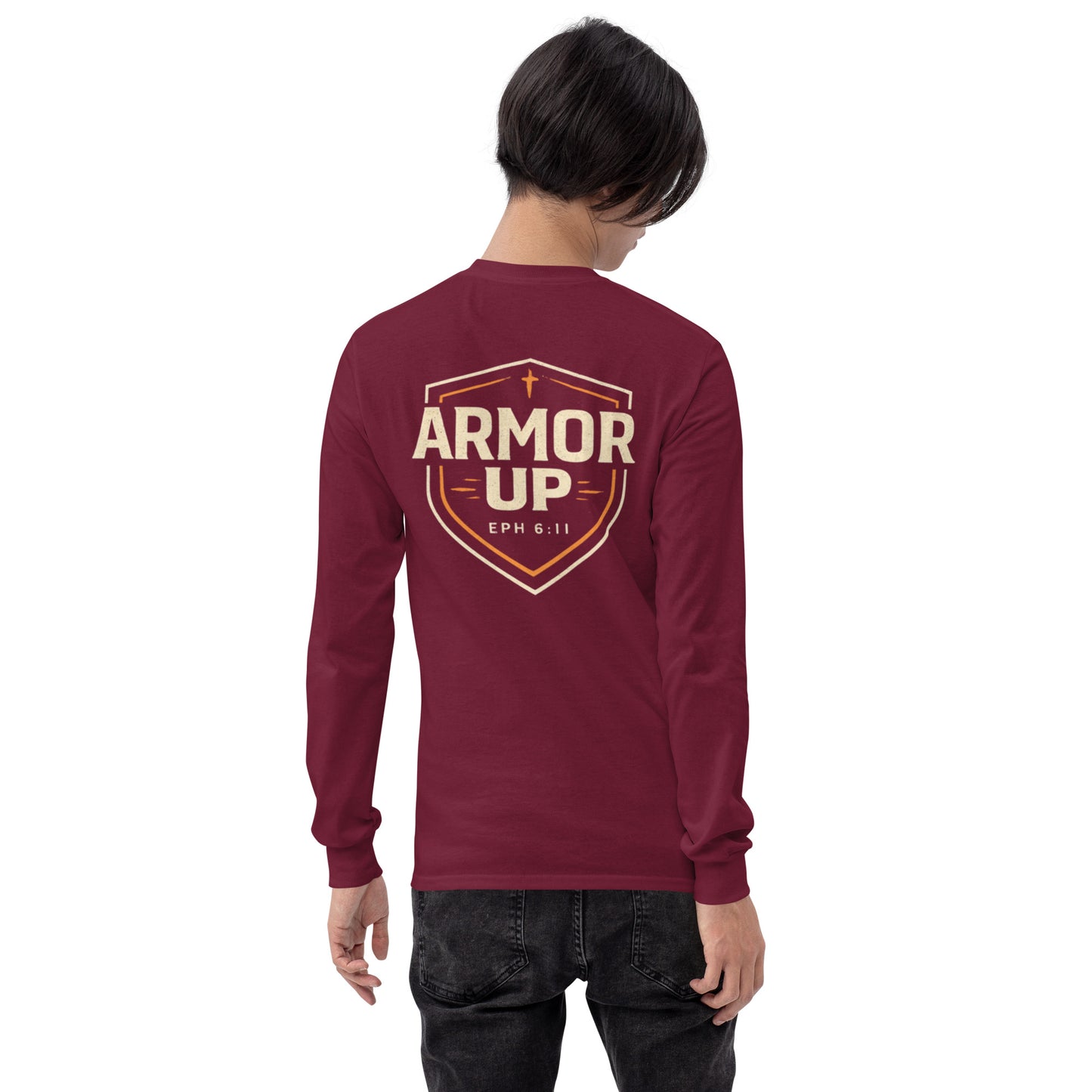 Armor Up Long Sleeve Tee - Ephesians 6:11"