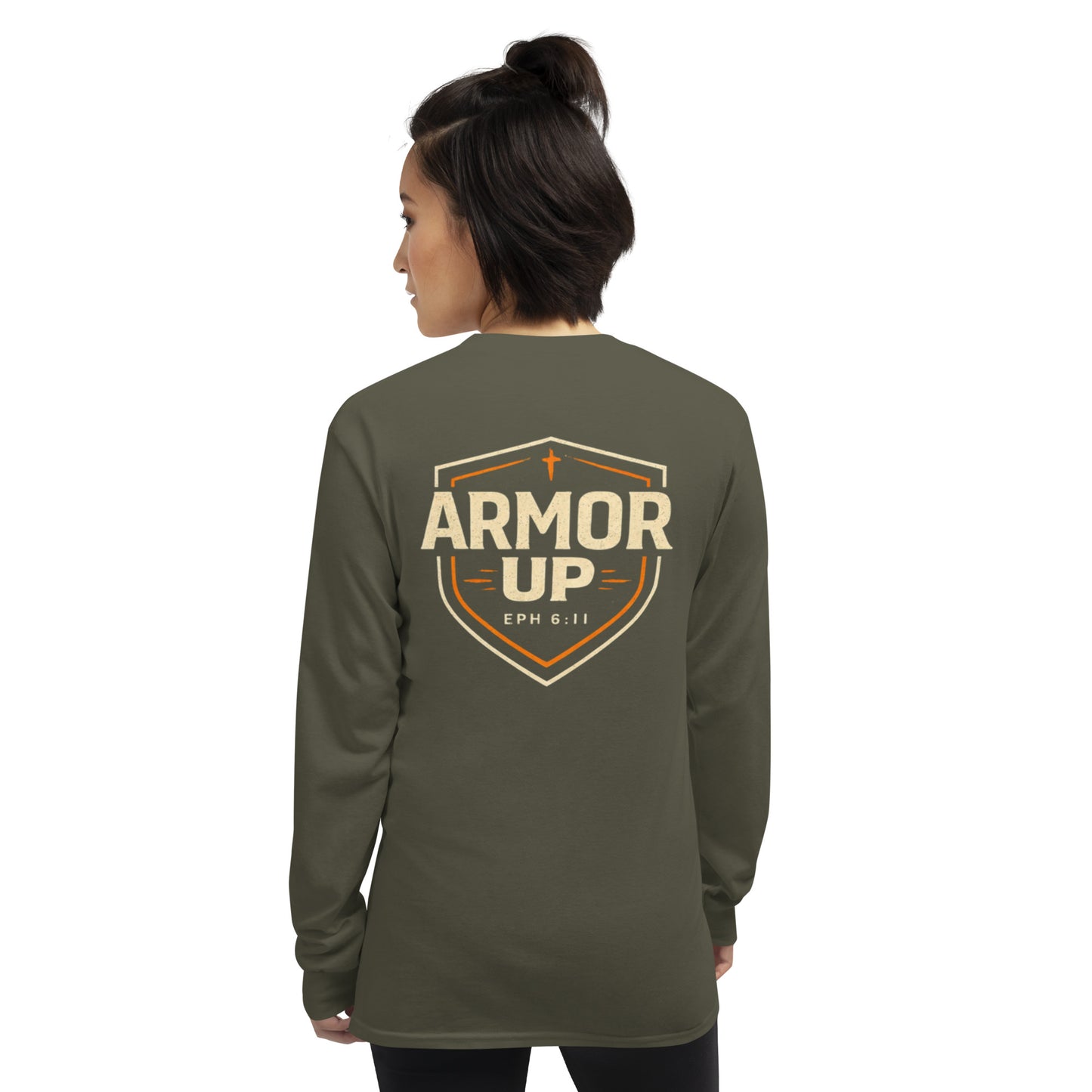 Armor Up Long Sleeve Tee - Ephesians 6:11"