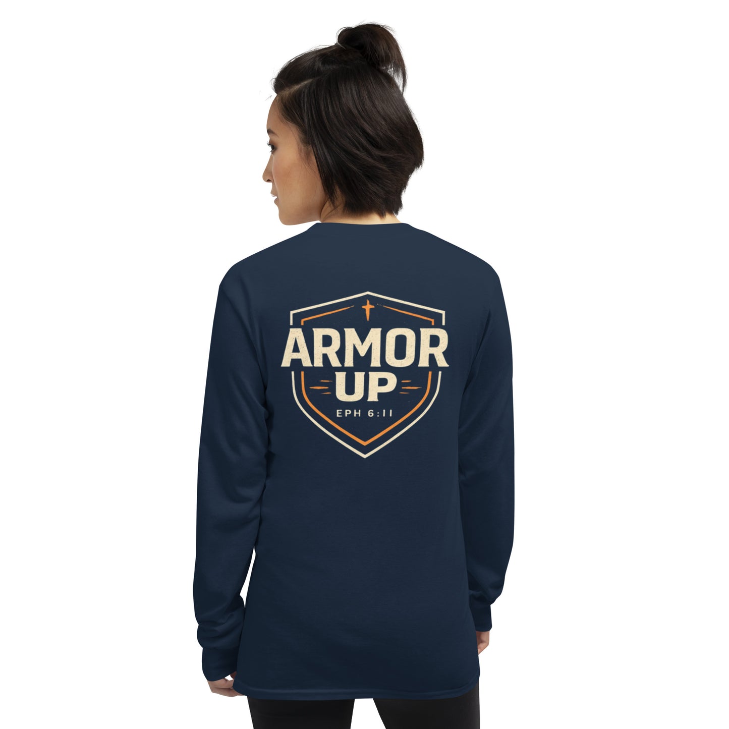 Armor Up Long Sleeve Tee - Ephesians 6:11"