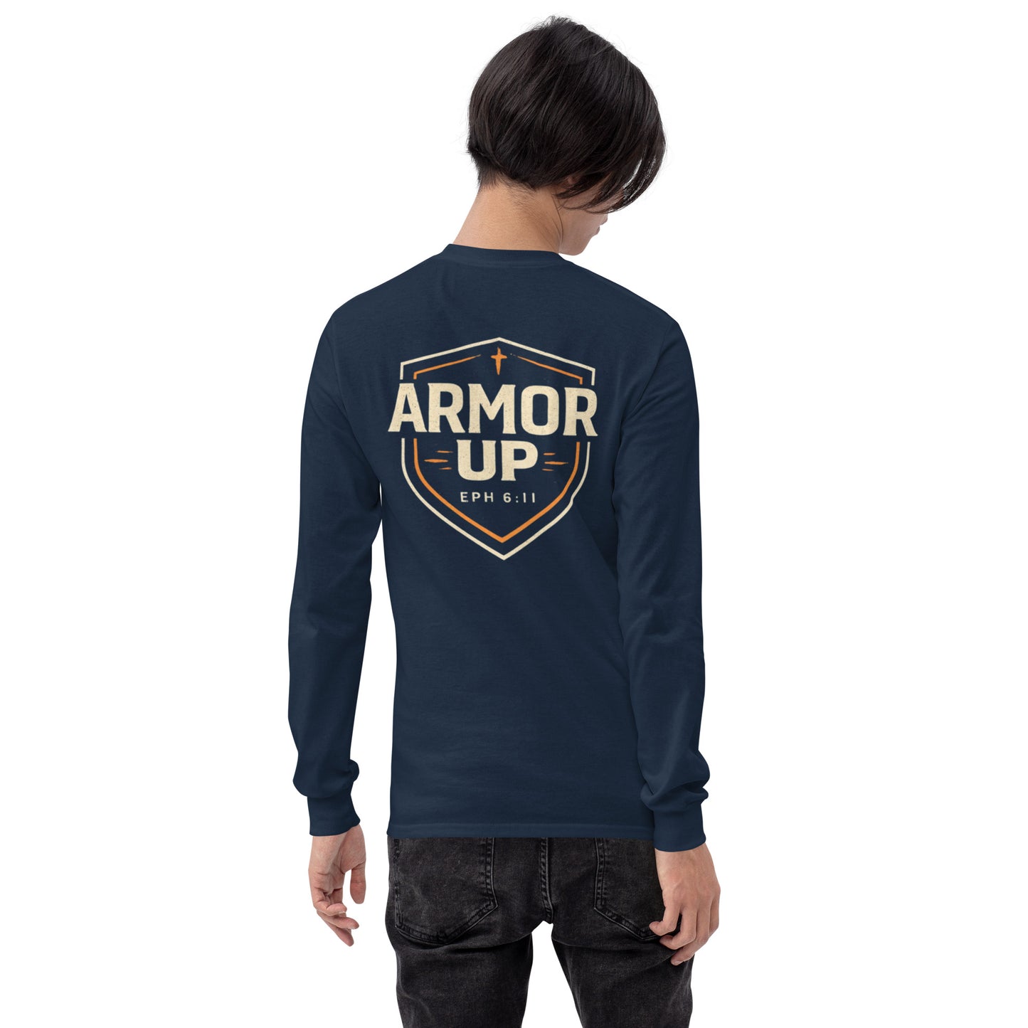 Armor Up Long Sleeve Tee - Ephesians 6:11"